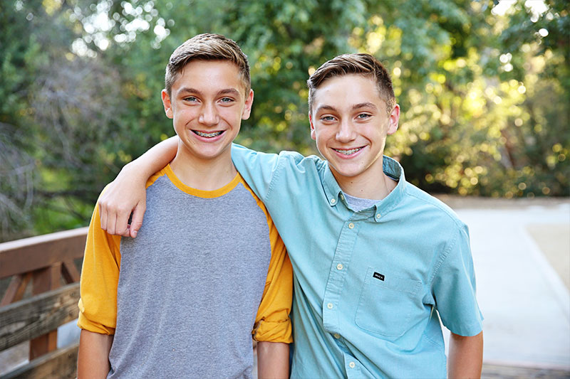 twins Smiling
